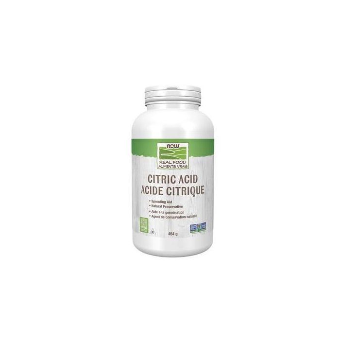 Now Foods Acide citrique - Excellent substitut au sel,  454g - Made in USA