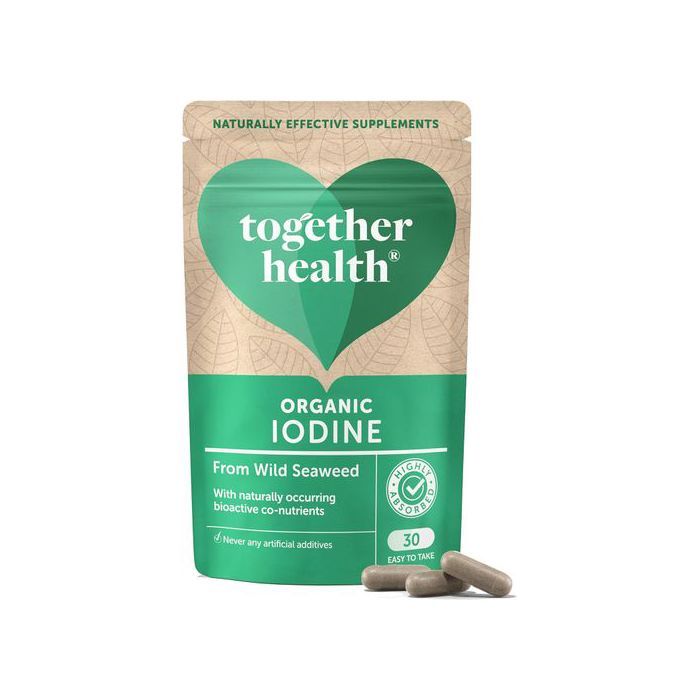 Together Health iode aux algues biologiques Source naturelle 30 gélules Made in UK