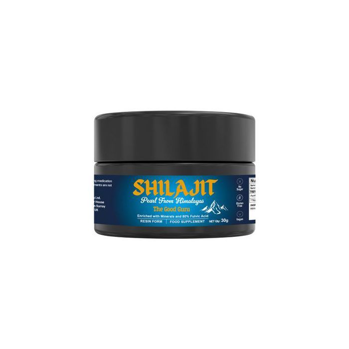 The Good Guru RÉSINE Shilajit pure (perle) de himalaya 30 g - Made in UK