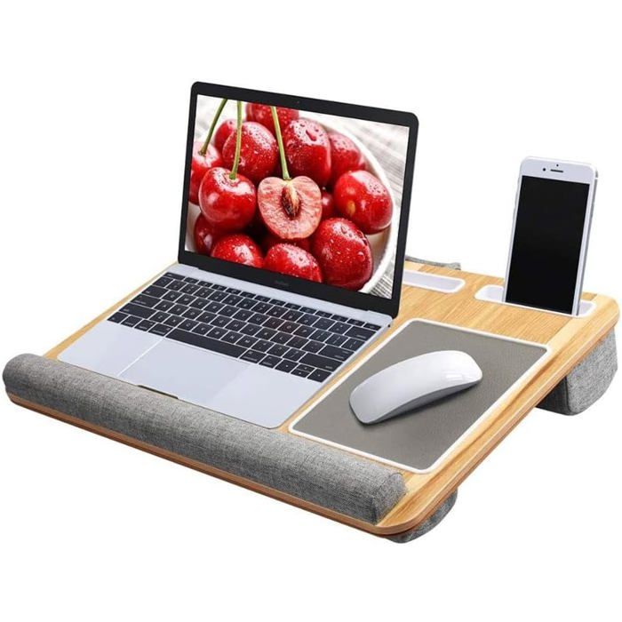 Table ordinateur pliable - GENERIC - WR5406 - 55 x 34 x 7 cm - Compacte - Légère