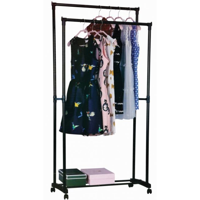 Porte-manteau 78,5 x 41,5 x 165 cm - Noir