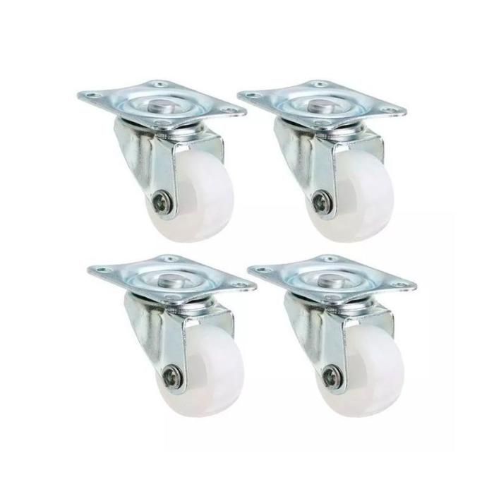 Roulettes Pivotantes - 4 Pièces 40mm