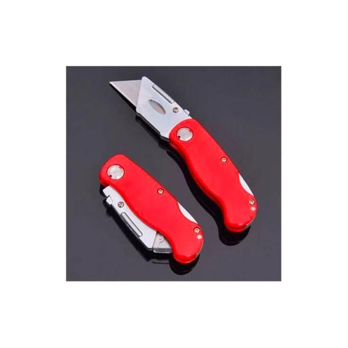 Cutter Utilitaire Remplaçable - avec Lames de Coupe Trapézoïdales