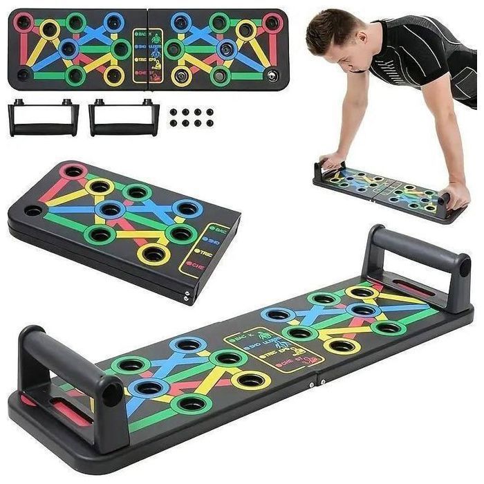 Planche push up fitness pliable entraînement complet à domicile