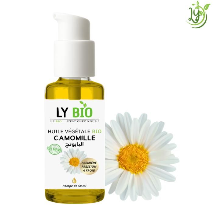 Huile - LYBIO - Camomille - 50ml - Apaisante - Relaxante - Pour tous types de cheveux