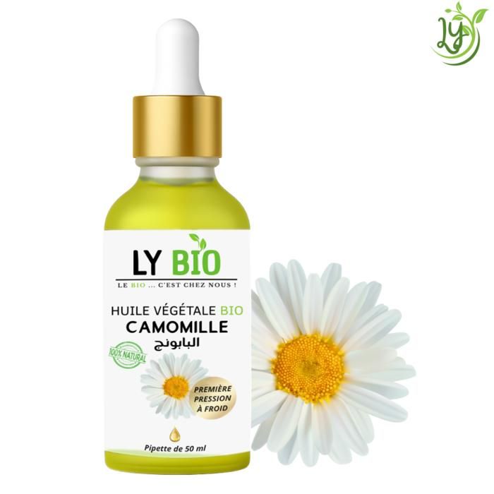 Huile - LYBIO - Camomille - 50ml - Pipette - Apaisante pour peaux sensibles