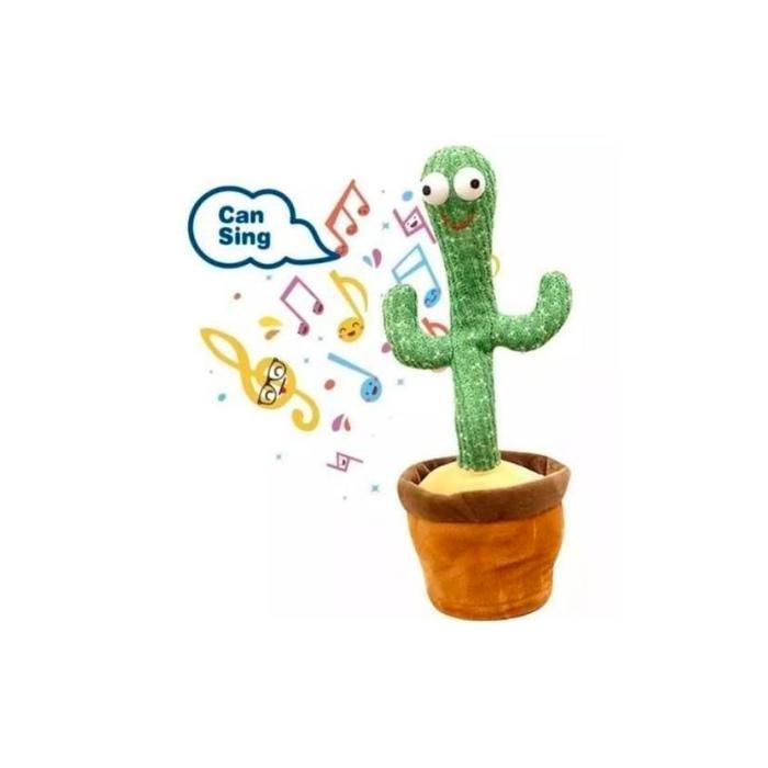 Cactus dansant son et lumière avec chansons USB