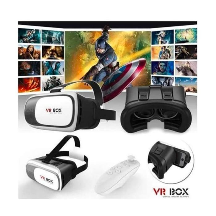 VR Box Lunettes vidéo 3D réalité virtuelle avec Bandeau réglable