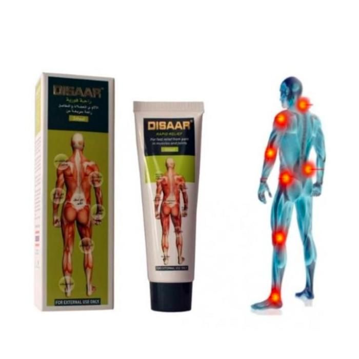 Disaar Pommade pour douleur musculaires, massage soulagement et les articulations