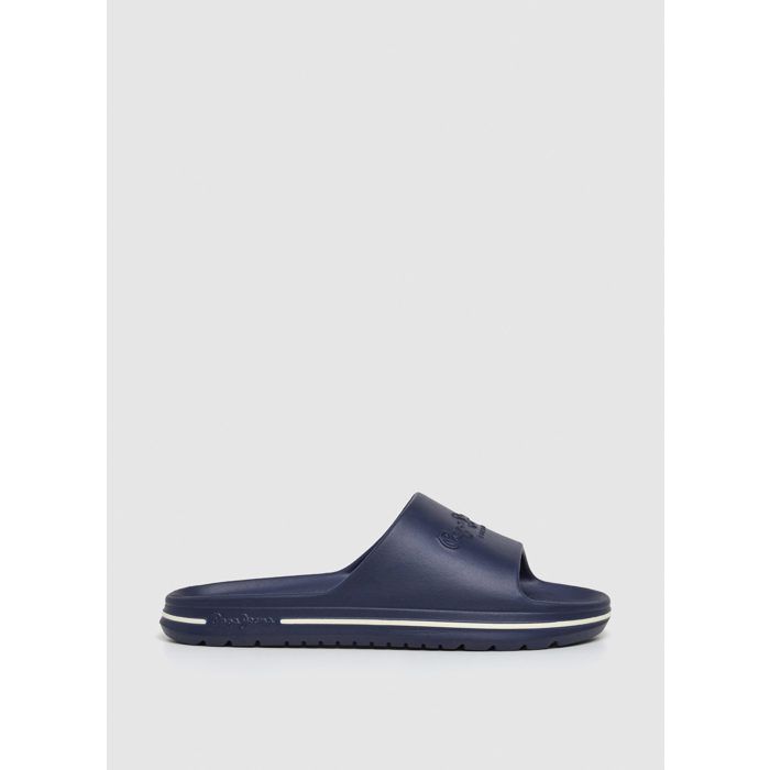 Tongs - BEACH - SLIDE M - Bleu - Confort - Style minimaliste - Semelle légère