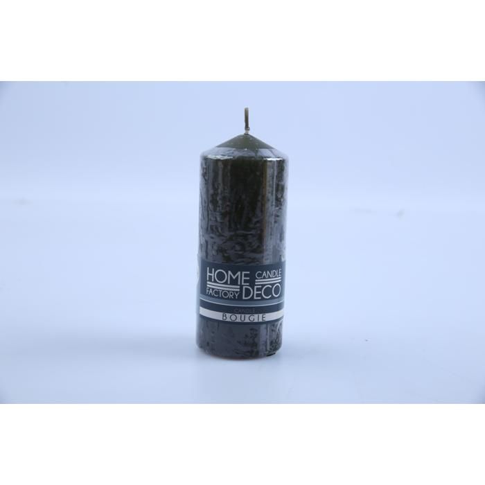 Bougie pilier - GENERIC - 150x58 mm - Couleur verte - Ambiance zen - Style scandinave