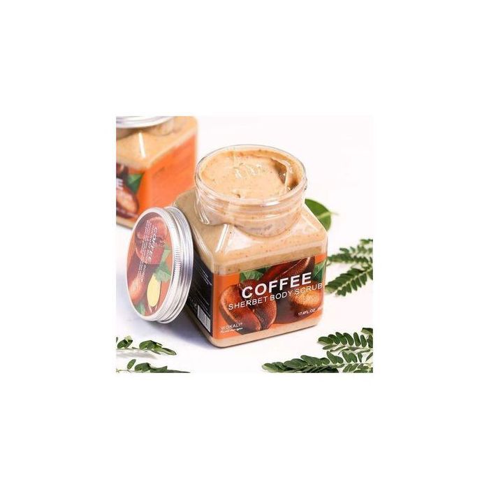 Wokali Gommage corps exfoliant Corps & visage Sherbet arôme au café coffee scrub face & body