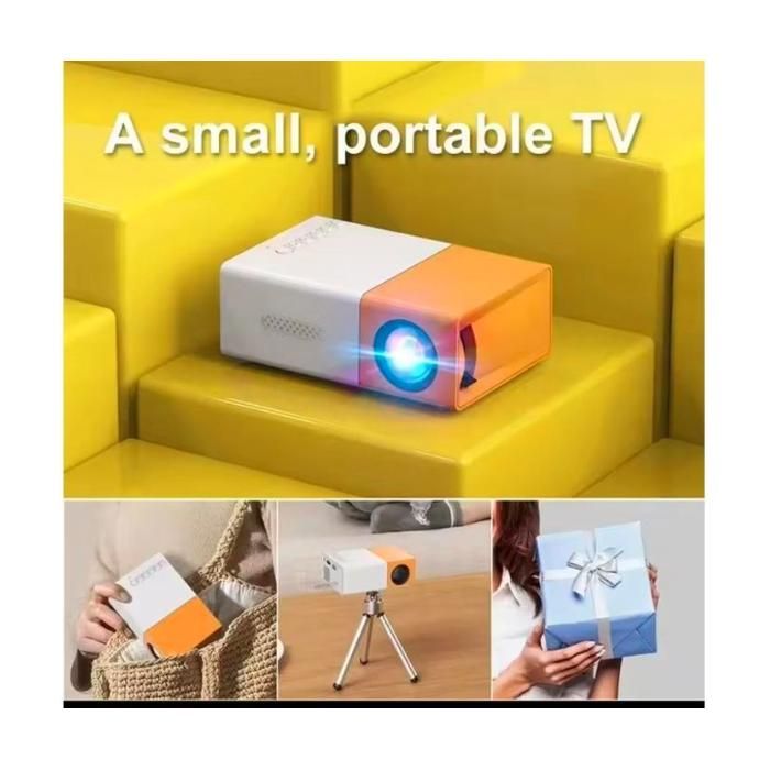 Mini Projecteur, Vidéo Portable LED Projecteur de Film 1080p HDMI USB TV
