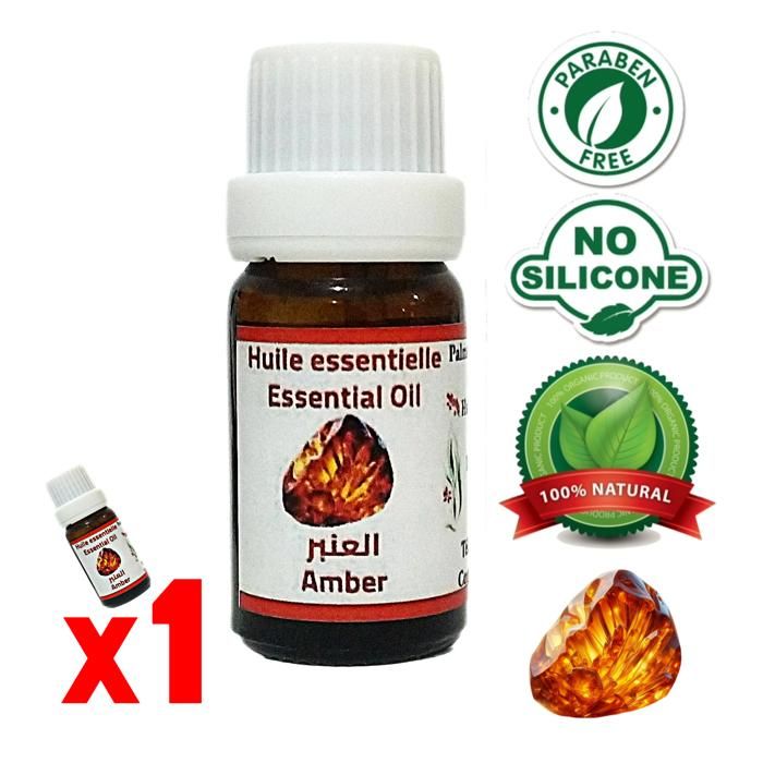 Huile Essentielle d'ambre Essence amber fragrance 100% naturelle 10ml