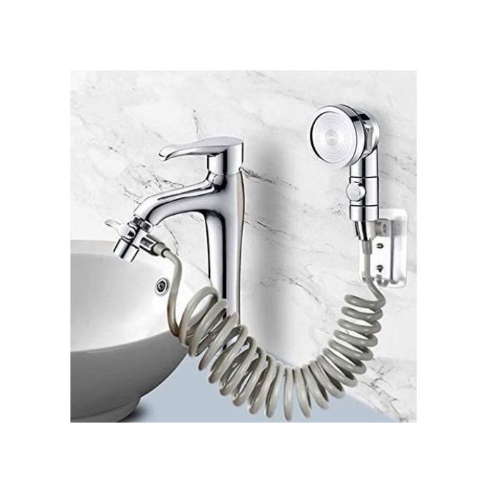 Ensemble Pommeau Douche pour Lavabo, Douchette de Salle de Bain