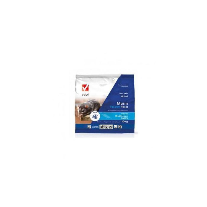 VEBI Raticide murin facoum pellet 100g