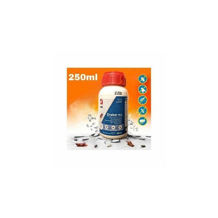 VEBI Insecticide draker 10.2 microencapsulé pour toutes insectes (250ml)