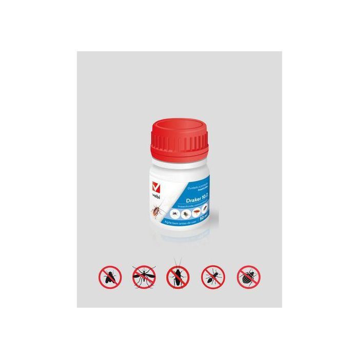 VEBI Insecticide draker 10.2 microencapsulé pour toutes insectes (50ml)