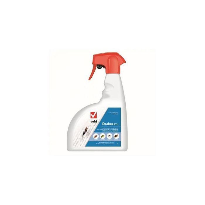 VEBI DRAKER RTU 1 L insecticide mouche moustique cafard fourmi