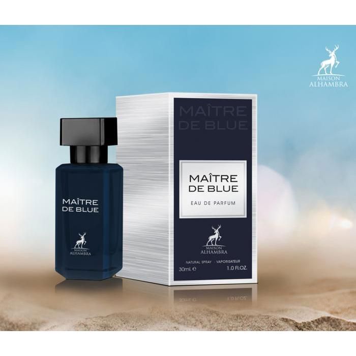 Eau de Parfum - Maitre De Blue - 30 ml - Homme - Fraîche - Agrumes - Aromatique