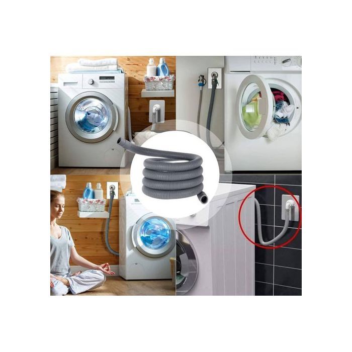 Tuyau du sortie d'eau en PVC pour Machine à laver flexible rotatif abs