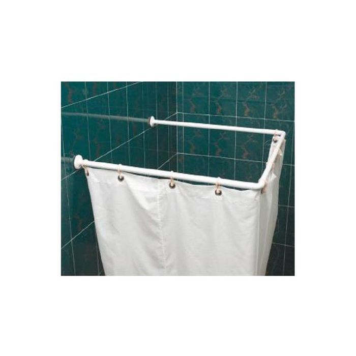 Tringle de douche - GENERIC - Barre coin - Aluminium - Plastique - Extensible sans perçage