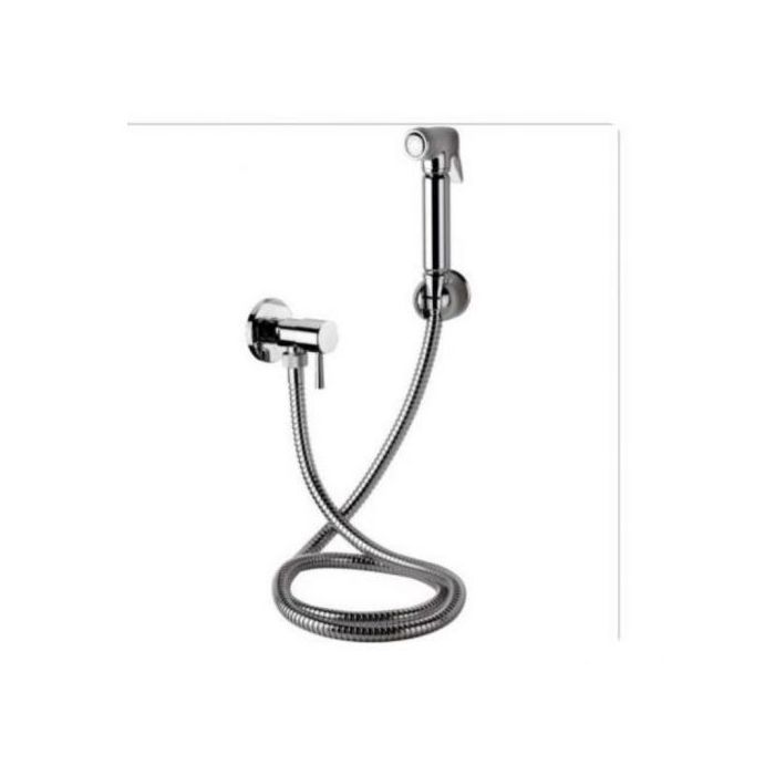 Ensemble Douchette wc et vanne d’arret forme carre  ;DOUCHETTE WC