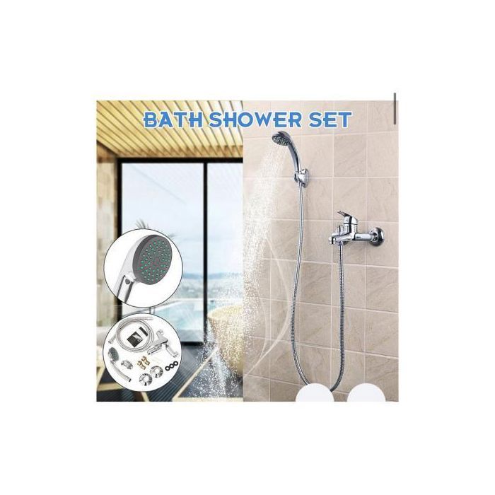 Mitigeur douche baignoire Avec Douchette flexible Pour salle de bain ,