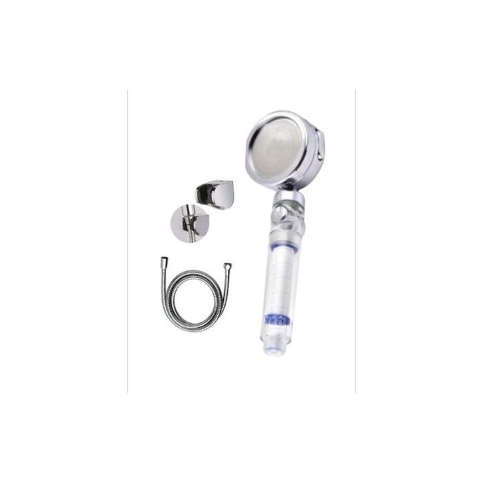 Kit de douche complet avec pomme de douche, flexible et support pour douchette;;