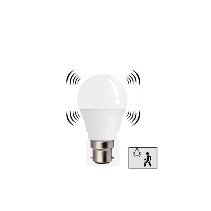 Lampe LED avec détecteur de mouvement  lumière Blanche douille b22