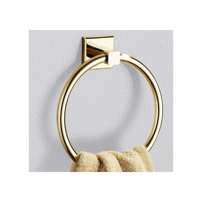 Porte serviette gold pour salle de bain inox