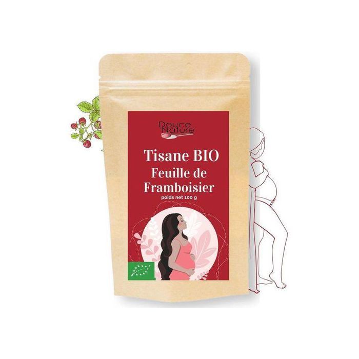 Natorea Tisane feuille de framboisier BIO Thé et infusions pour femme enceinte 100 GRAMS