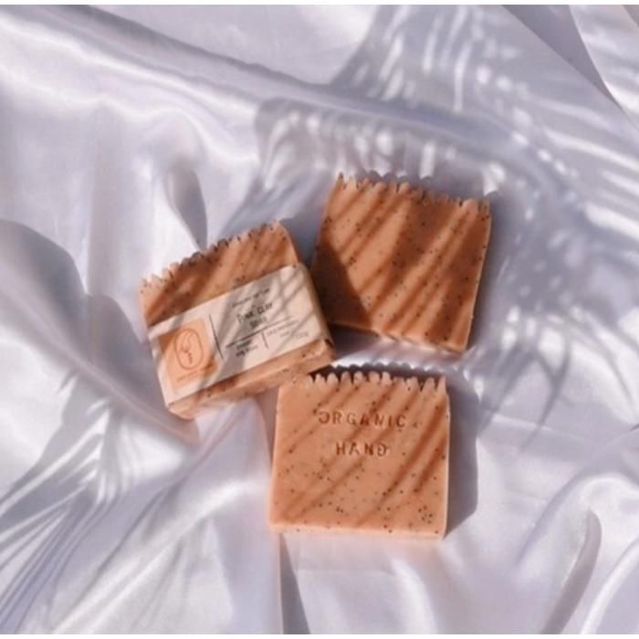 PINK CLAY- Organic hand