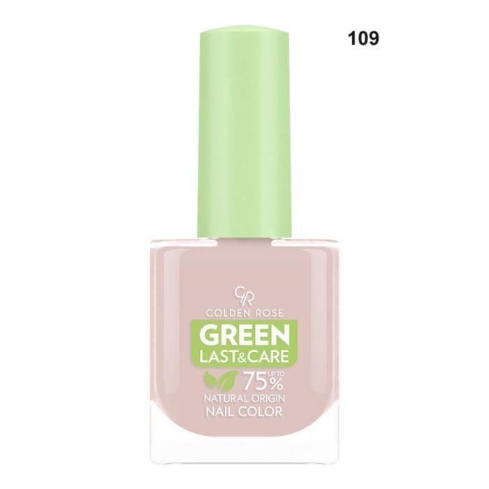Vernis à ongles - GOLDEN ROSE - Green Last & Care - Vegan - 75% d'ingrédients naturels - Couleur 109
