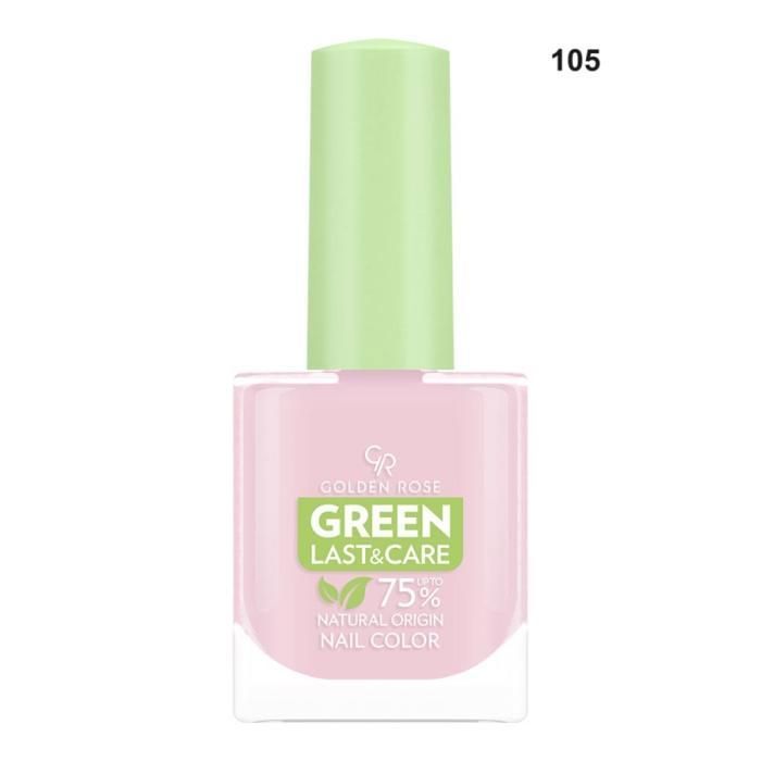 Vernis à Ongles - GOLDEN ROSE - Green Last & Care - Vegan - 75% Ingrédients Naturels - Couleur 105