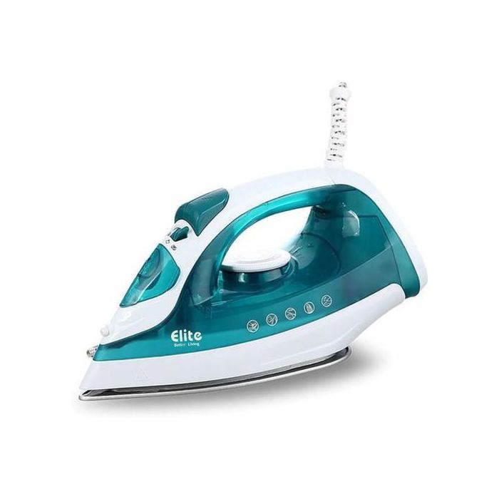 Fer à repasser - ELITE - 1800 W - Semelle en Teflon - Design ergonomique - Vapeur et sec
