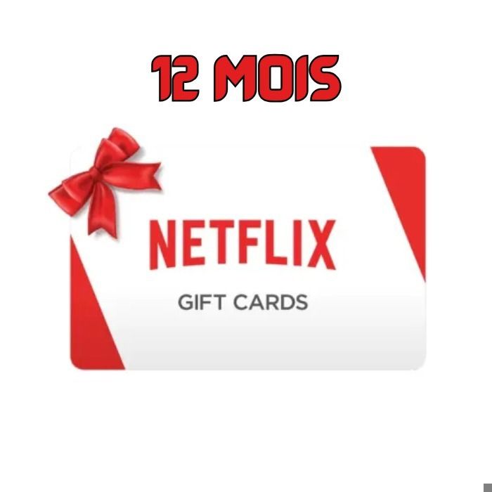 Netflix Abonnement - Netflix Maroc - 12 Mois