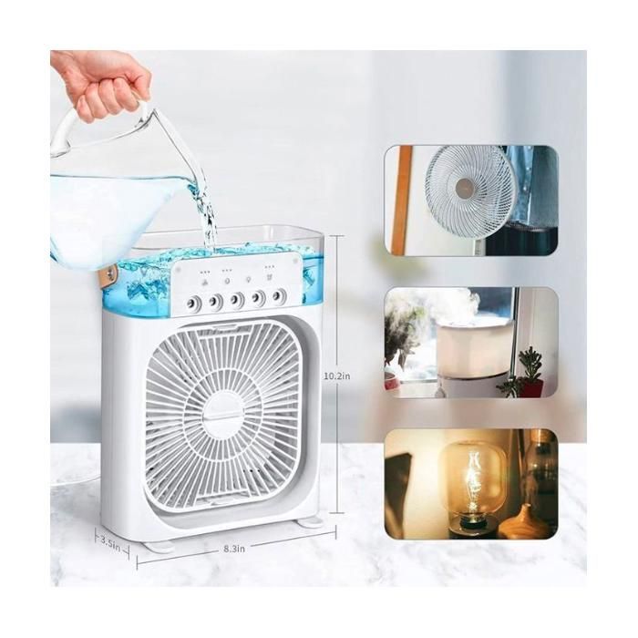 ventilateur Climatiseur portable , 5 en 1, climatiseur portable silencieux refroidisseur d'air ventilateur avec 3 vitesses 3 modes