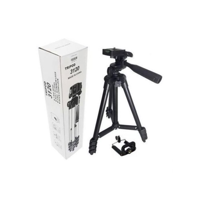 tripod Support pour camera et telephone en aluminium