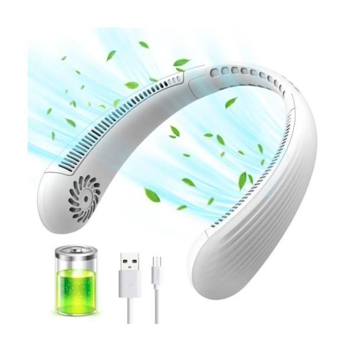Ventilateur Portable Sans Pales Pour Cou Mains Libres Rechargeable