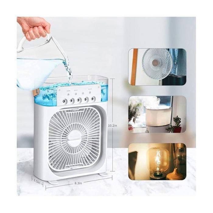 ventilateur Climatiseur portable , 5 en 1, climatiseur portable silencieux refroidisseur d'air ventilateur avec 3 vitesses 3 modes