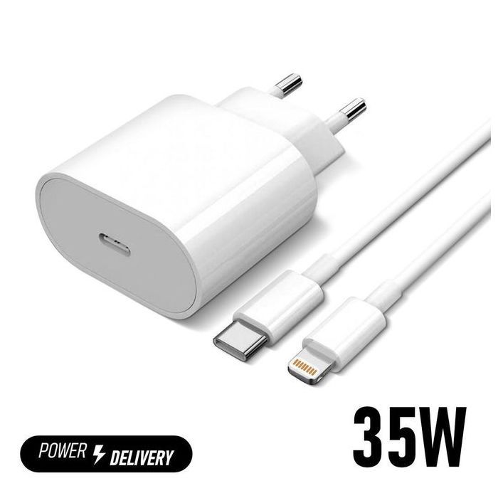 Chargeur Rapide USB-C 35W + Câble USB-C vers Lightning