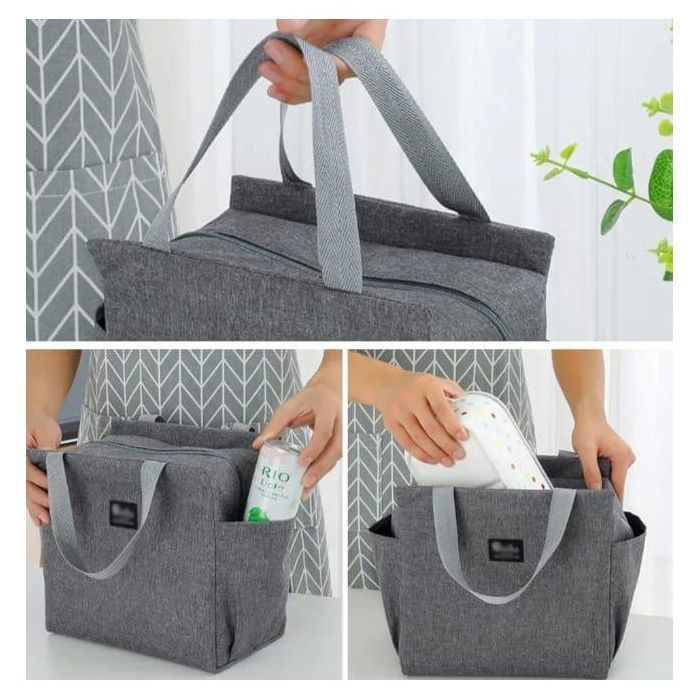 Sac à Lunch Isolé, Durable Et Imperméable Avec Grande Ouverture. Boîte à Lunch Réutilisable Idéale Pour Le Bureau