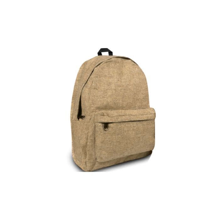 Sac à dos - GENERIC - Basique - 16" (40 cm) - Beige - Durable et résistant