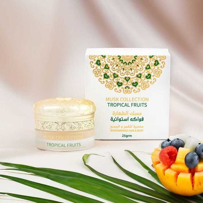 GULF ORCHID MUSK COLLECTION TROPICAL FRUITS MUKHAMMARIA CHEVEUX & CORPS 25G
