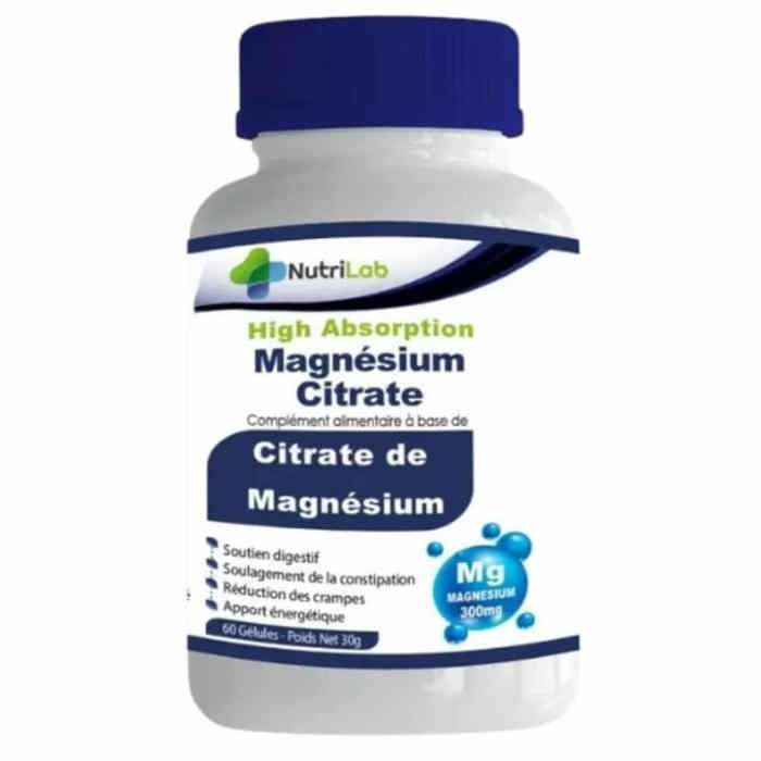 NUTRILAB  MAGNESIUM CITRATE