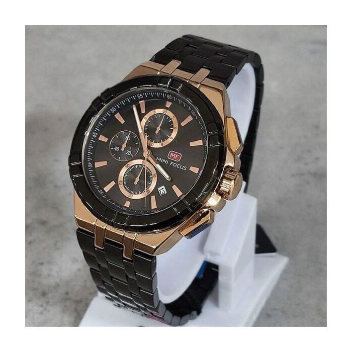 Mini Focus Montre de Mode Homme , Mouvement à Quartz, Montre Affaires Chronographe à AiguilIes en Quartz,