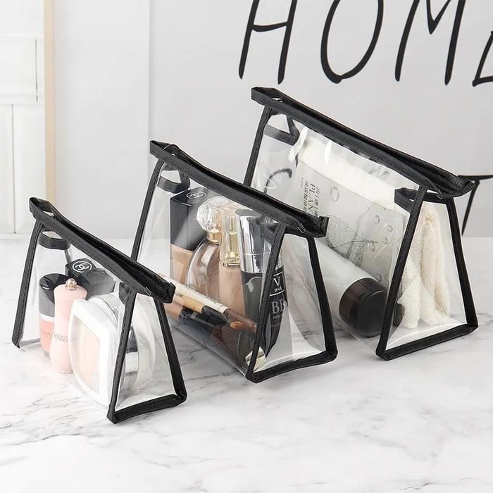 Trousse de maquillage - ADZA - Lot de 3 - Étanche - Élégante - Pratique