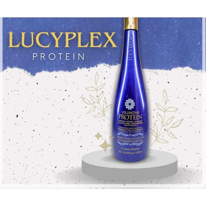 LUCYPLEX PROTEINE KERATINE ET COLLAGENE SANS FORMOL 1000 ML