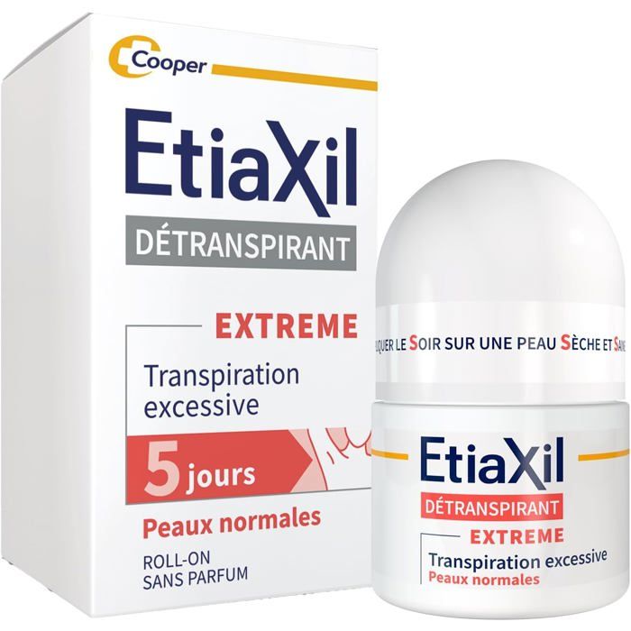 Etiaxil DEODORANT ROLL ON STICK Détranspirant Extrême Peaux Normales aisselles
